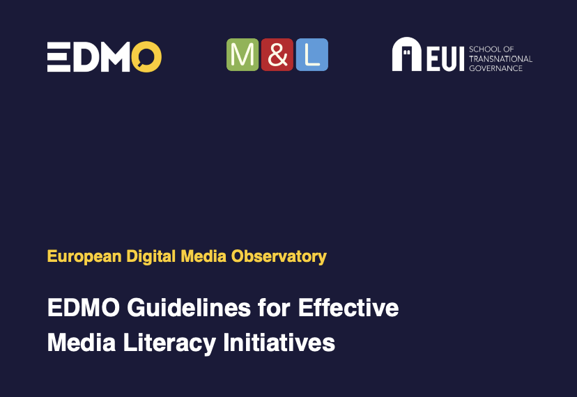 EDMO Guidelines for Effective Media Literacy Initiatives